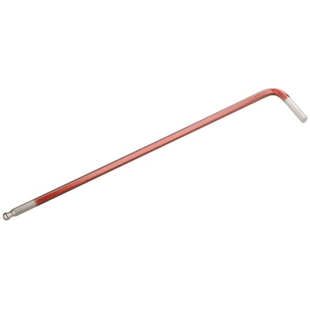 Eight Tool TAPER HEAD HEX KEY L-HANDLE EXTRA LONG, 3 X 130MM RED TLC-3